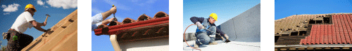 Fotos de trabalhos ou obras em telhados